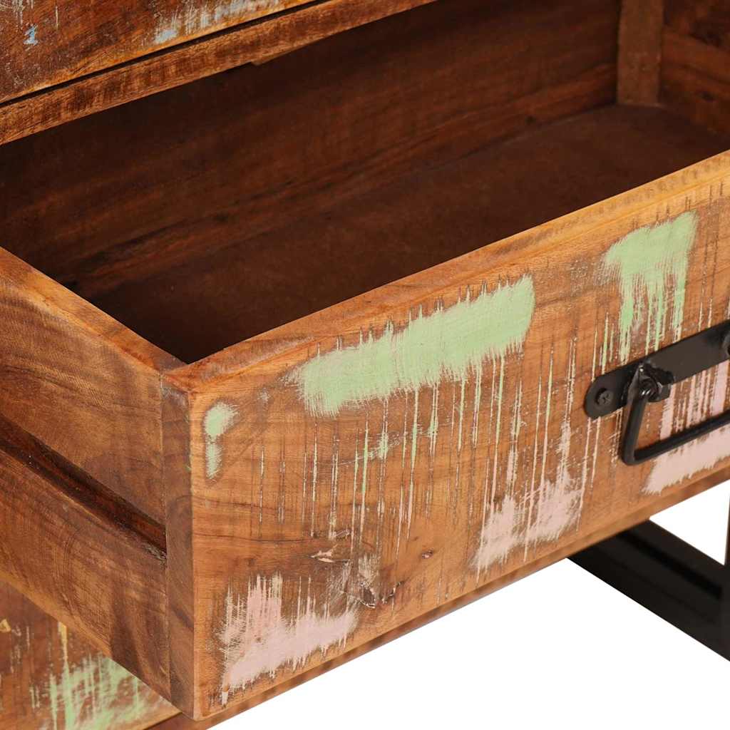 Sideboard Braun 66 x 33 x 70 cm recyceltes Massivholz